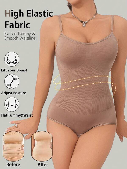 2pcs Women’s Bodysuit Shapewear Tummy Control Slimming Waist Trainer UK