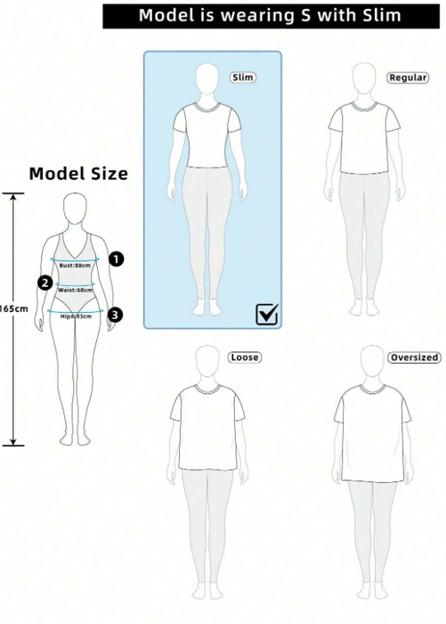 3PCS Women’s Solid Colour Slim Fit Long Sleeve T-Shirt Set