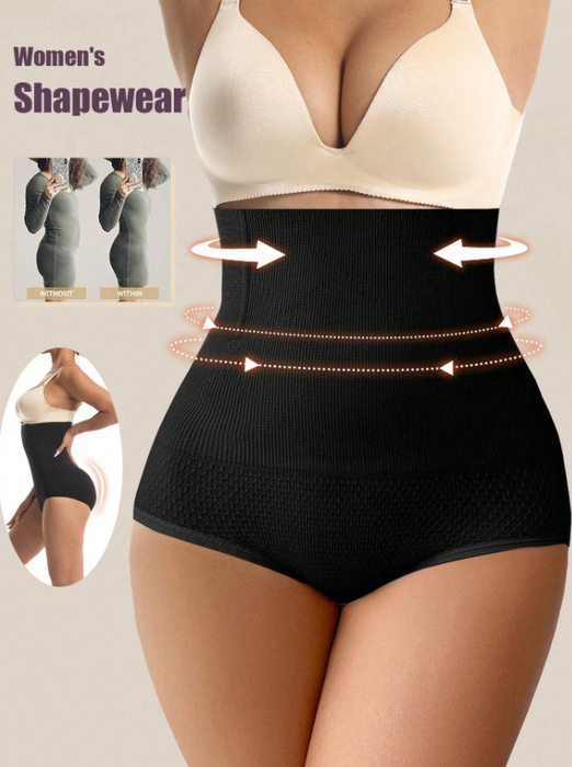 Women Seamless High-Waist Shapewear Shorts Tummy Control & Waist Shaping