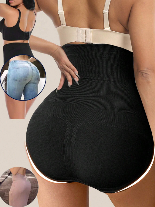 Women Seamless High-Waist Shapewear Shorts Tummy Control & Waist Shaping