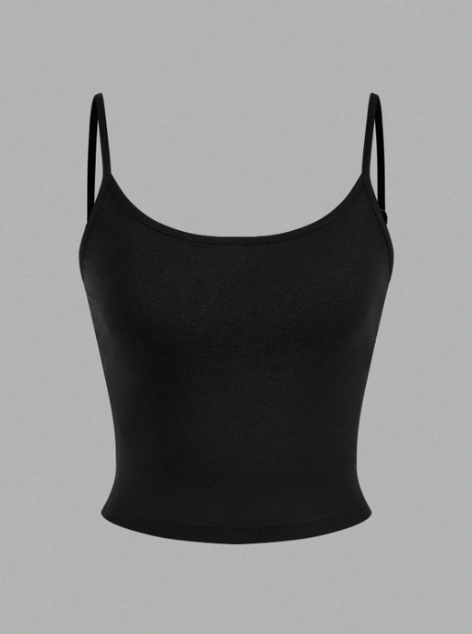 4pcs Women's Cropped Tight Fit Casual Tank Tops