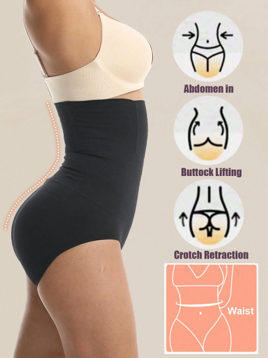 Women Seamless High-Waist Shapewear Shorts Tummy Control & Waist Shaping