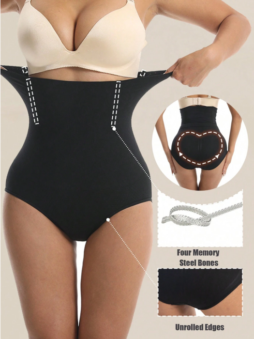 Women Seamless High-Waist Shapewear Shorts Tummy Control & Waist Shaping