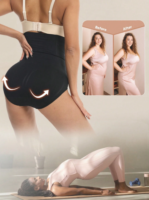 Women Seamless High-Waist Shapewear Shorts Tummy Control & Waist Shaping