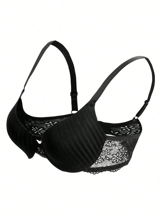 Sexy Push-Up Lace Bra – Women’s Underwire Backless Crop Top Bra